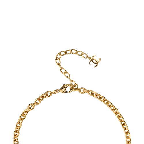 (Women) CHANEL LION Pearl Pendant Long Necklace Metal  Necklace. AB8771-B08712-NJ356 圖 5