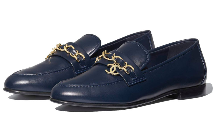 (W) Chanel Loafer 'Blue Lambskin' 圖 2