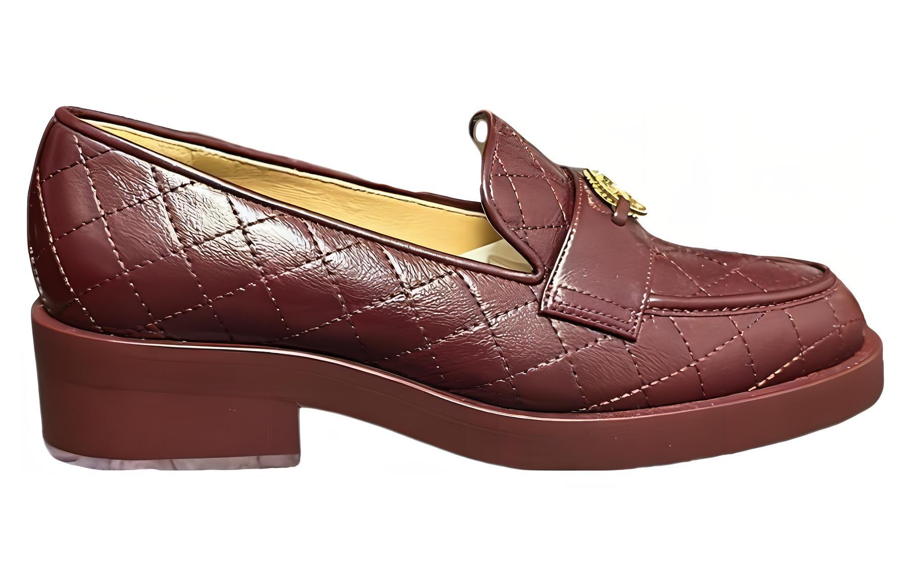 (W) Chanel Loafer 'Red Brown Leather' 圖 2