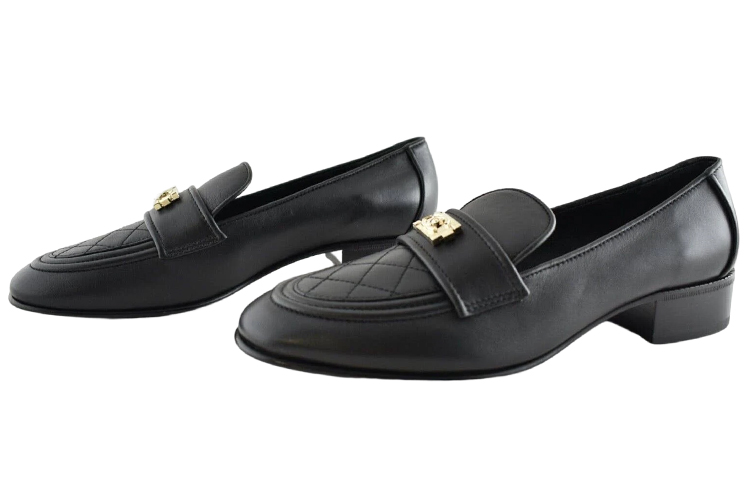 (W) Chanel Loafer Mule 'Black Leather Logo' 圖 3