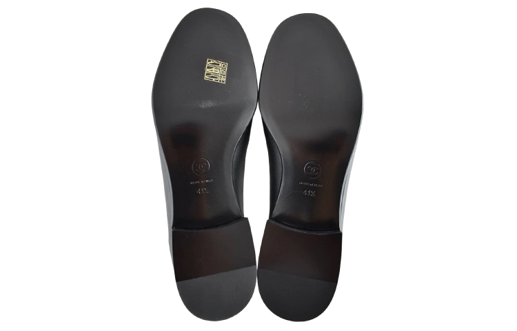 (W) Chanel Loafer Mule 'Black Leather Logo' 圖 6