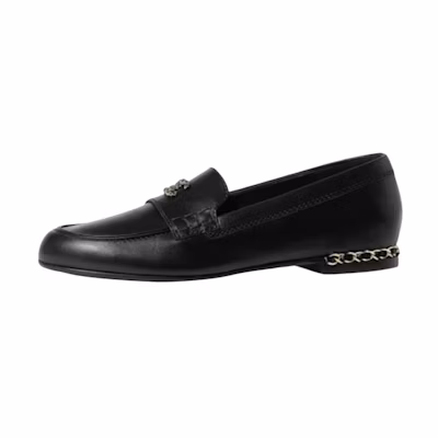 (W) Chanel Loafer Slip-On 'Black'