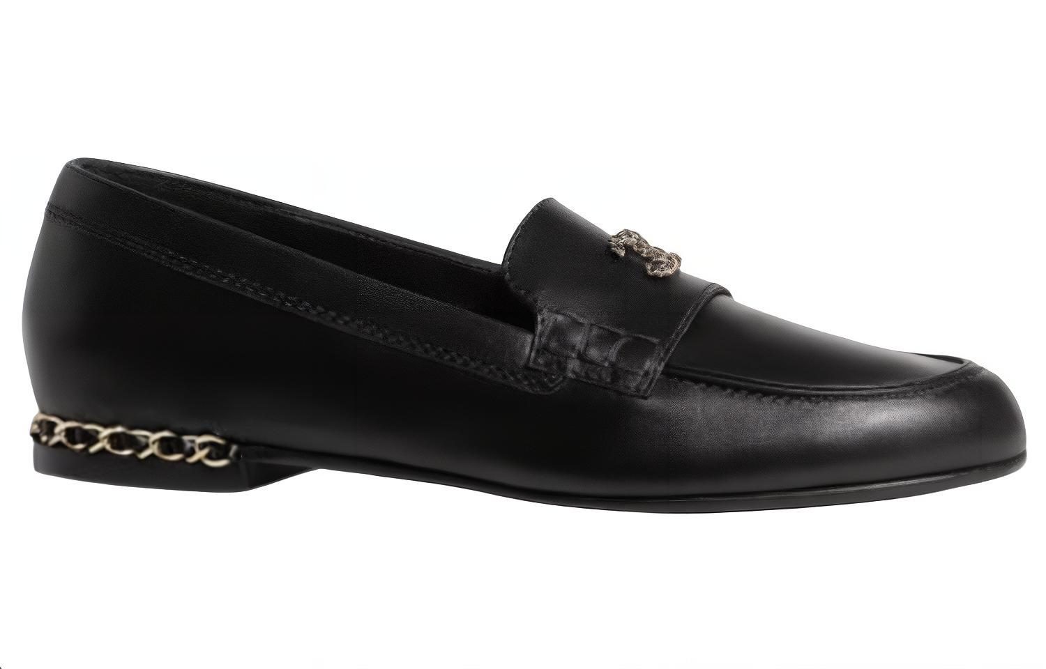 (W) Chanel Loafer Slip-On 'Black' 圖 2