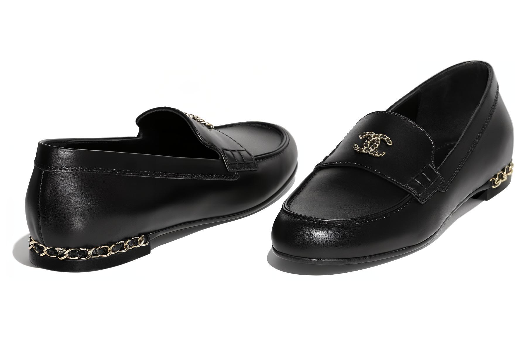 (W) Chanel Loafer Slip-On 'Black' 圖 3