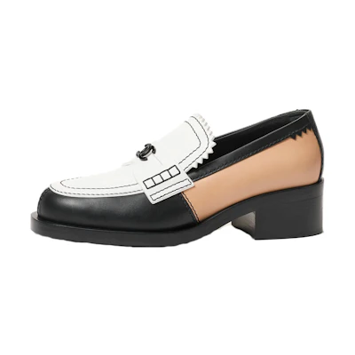 (W) Chanel Loafer Slip-On 'Black White'
