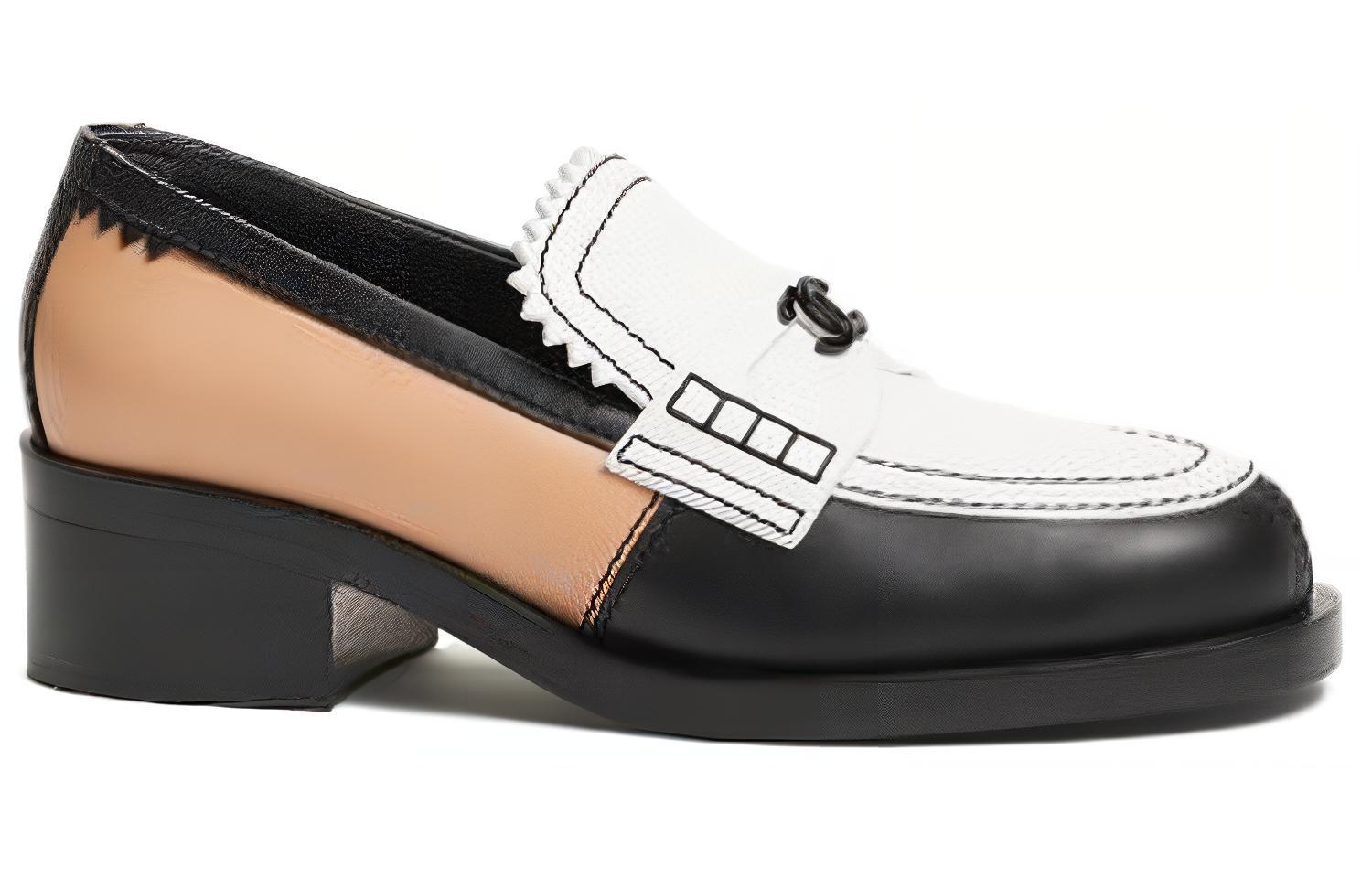 (W) Chanel Loafer Slip-On 'Black White' 圖 2