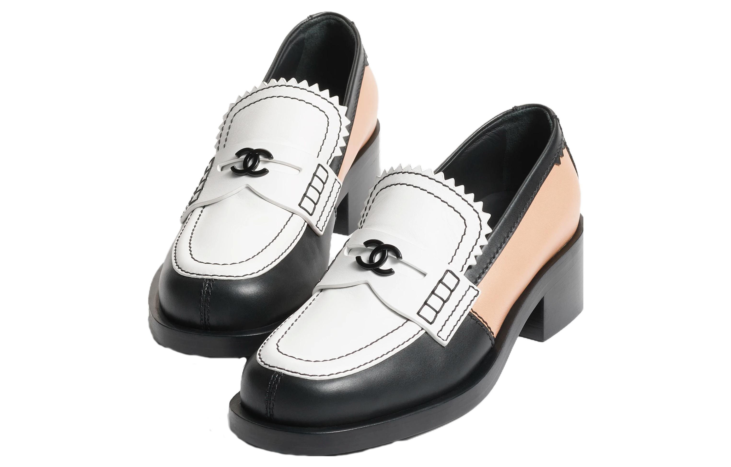 (W) Chanel Loafer Slip-On 'Black White' 圖 3