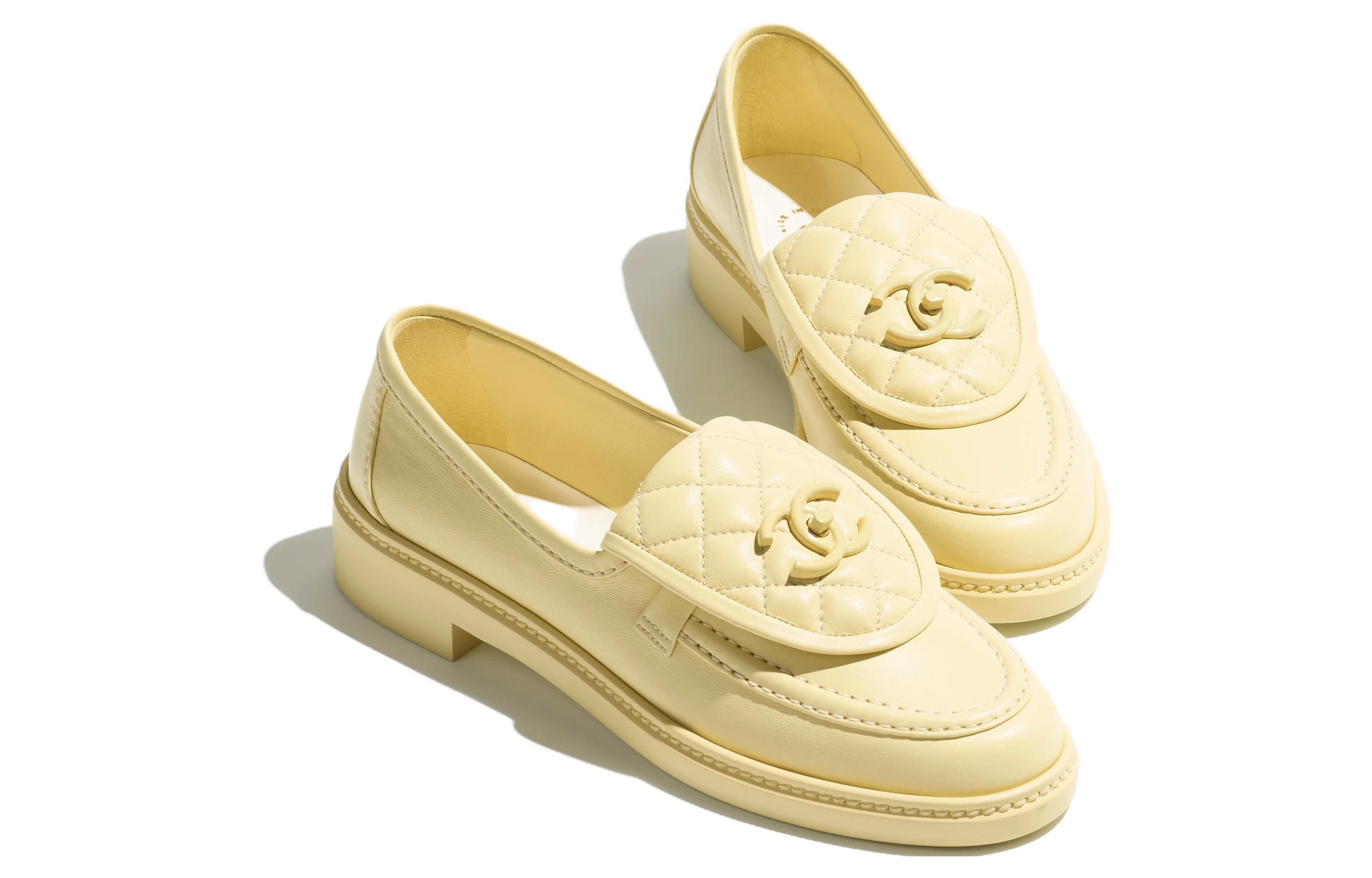 (W) Chanel Loafer Slip-On 'Yellow' 圖 2