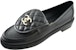 (W) Chanel Loafers 'Black Lambskin Fashion Flat' Lelaki Hitam Kasut Kulit Mewah. G36646-X01000-94305