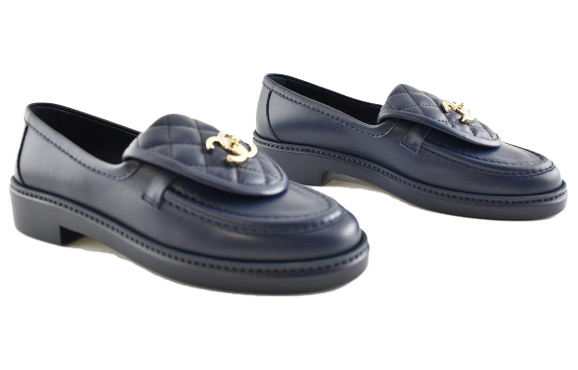 (W) Chanel Loafers 'Dark Navy Lambskin' 圖 3