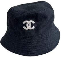 (Women) CHANEL Logo Black Fisherman Hat Women. AA9866B1593894305 (Women) CHANEL Logo Black Fisherman Hat Women. AA9866B1593894305