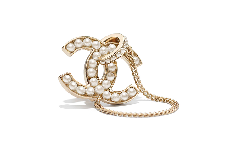 (Women) CHANEL Logo Clip-On Earrings Gold Pearl White AB6109-B04917-NB218 圖 3