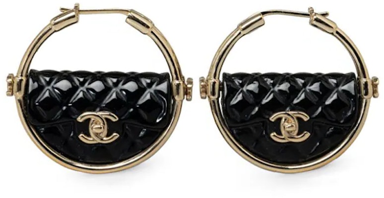 (W) Anting CHANEL Berlapis Emas Logo Wanita - Hitam EXDUUG0LWBUO7NH9 Lookbook (W) Anting CHANEL Berlapis Emas Logo Wanita - Hitam EXDUUG0LWBUO7NH9