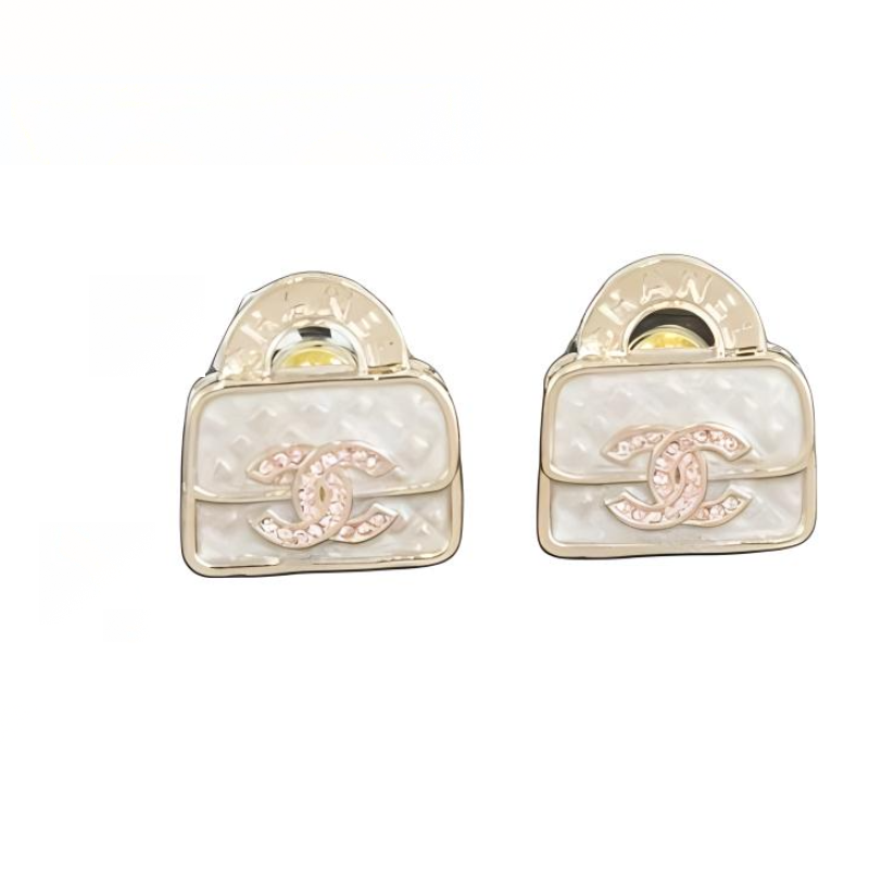 (Women) CHANEL Logo Gold Alloy Earrings for Women. ABD344B16654NY255 圖 2