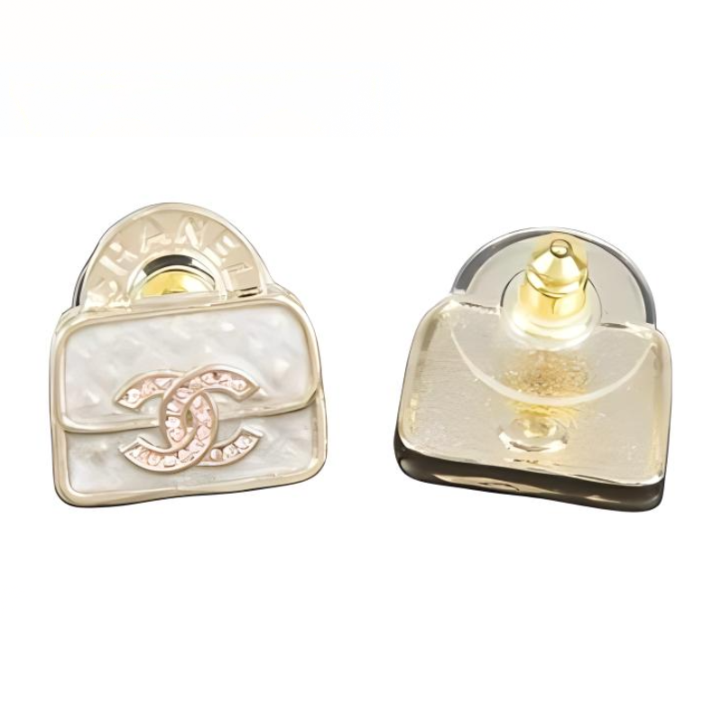 (Women) CHANEL Logo Gold Alloy Earrings for Women. ABD344B16654NY255 圖 3