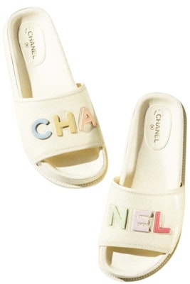 (Women) Chanel Logo Mule Sandal Ivory Leather G38933-X56443-K3919 Order (Women) Chanel Logo Mule Sandal Ivory Leather G38933-X56443-K3919