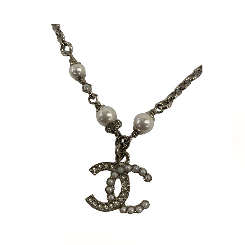 (Women) CHANEL Logo Pendant Metal Bracelet for Women - Silver. ABD461-B16782-NY391 圖 3