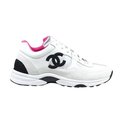 (W) Chanel Logo Sneaker 'White'