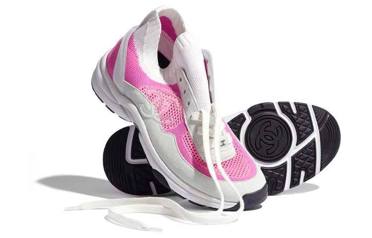 (W) Chanel Low-Top 'Pink White Calfskin' 圖 4