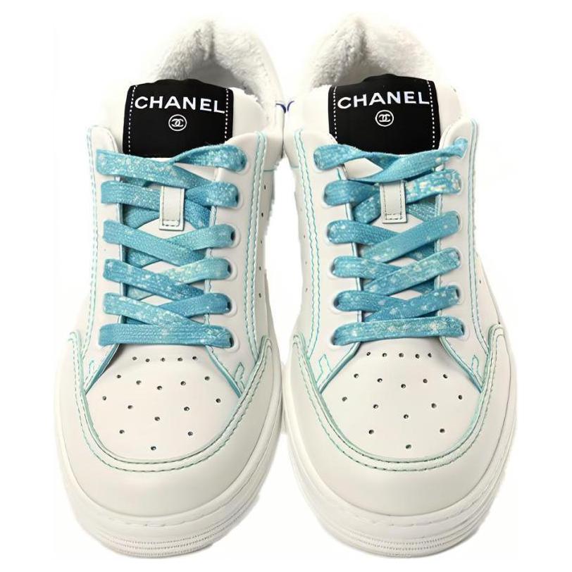 Shop (W) シャネル ローカット 「白青」(Shiro Ao) G35934-X51648-C8651
