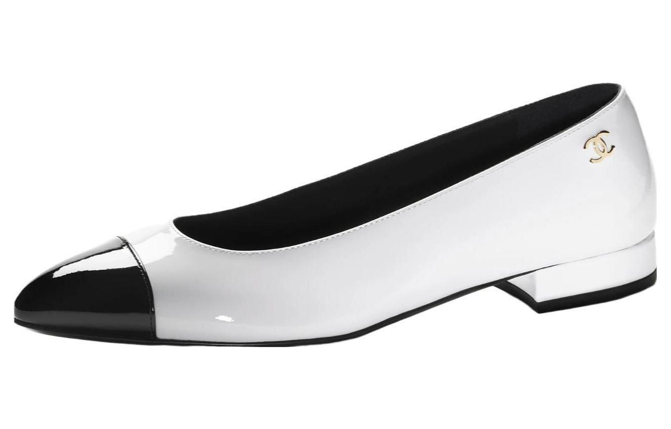 (Women) Chanel Low-Top 'White Patent Leather' G45054-B13339-NP616