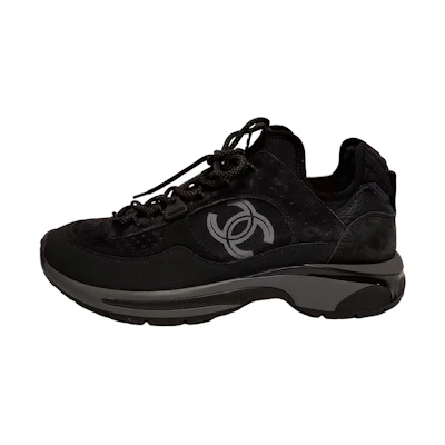 (W) Chanel Low-Top Lace-Up 'Black Casual'