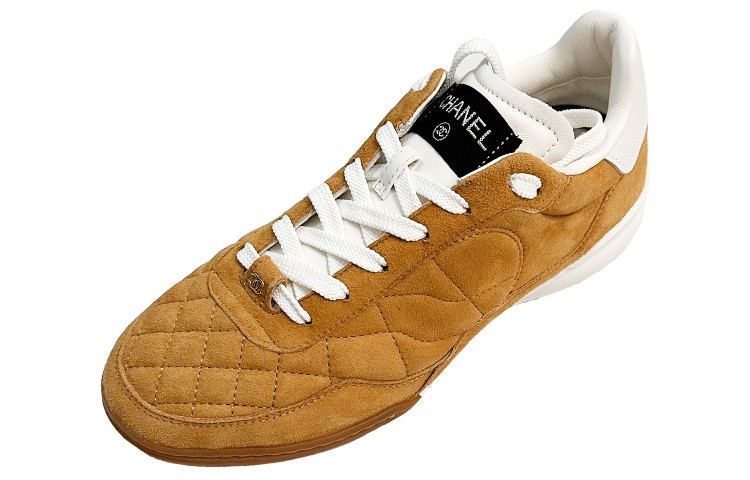 Order (Women) Chanel Low-Top Lace-Up 'Yellow' G45335-B14498-NS322