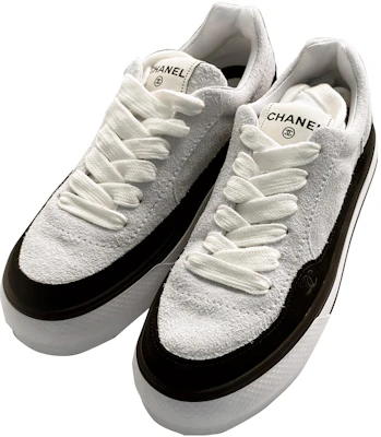 (W) Zapatillas Chanel Baja Cordones 'Gris Negro' G45208-B14073-NR412 Order (W) Zapatillas Chanel Baja Cordones 'Gris Negro' G45208-B14073-NR412