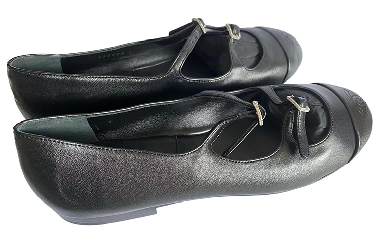 Lookbook (W) Chanel Lage Slip-On Casual Schoenen ''Zwart Leder'' G39514-Y56417-94305