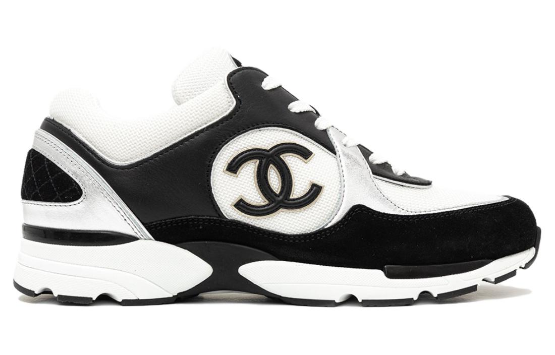 (W) Chanel Low-Top Sneaker 'Black Leather Logo' 圖 2