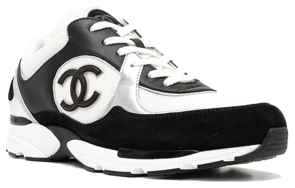 (W) Chanel Low-Top Sneaker 'Black Leather Logo' 圖 3