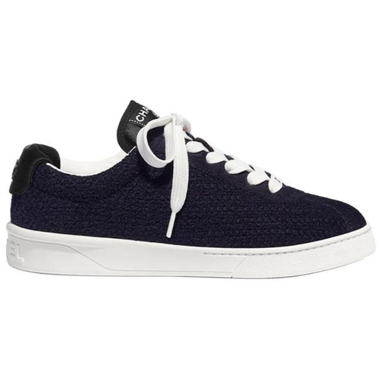 (W) Chanel Low-Top Sneaker 'Dark Blue Velvet' 圖 2