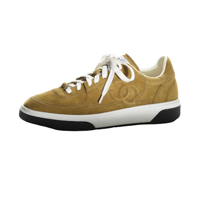 (W) Chanel Low-Top Sneaker 'Green Suede'
