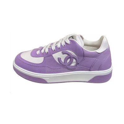 (W) Chanel Low-Top Sneaker 'Light Purple'
