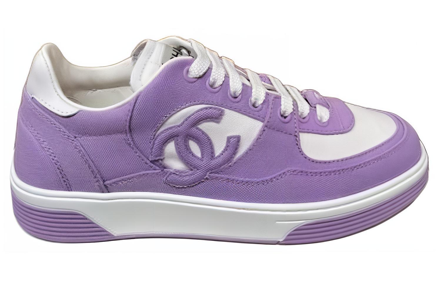 Order (W) 香奈儿低帮休闲鞋 '浅紫色' G45352-B15100-NT610