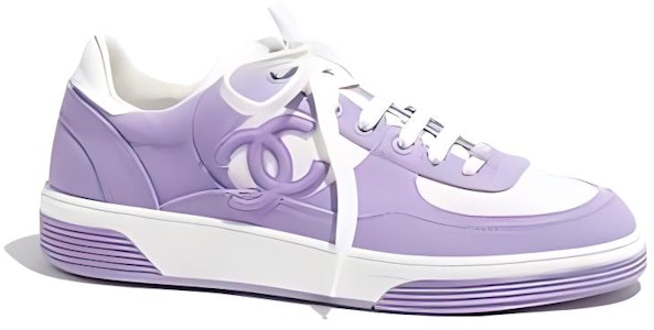 (W) 香奈儿低帮休闲鞋 '浅紫色' G45352-B15100-NT610 Lookbook (W) 香奈儿低帮休闲鞋 '浅紫色' G45352-B15100-NT610