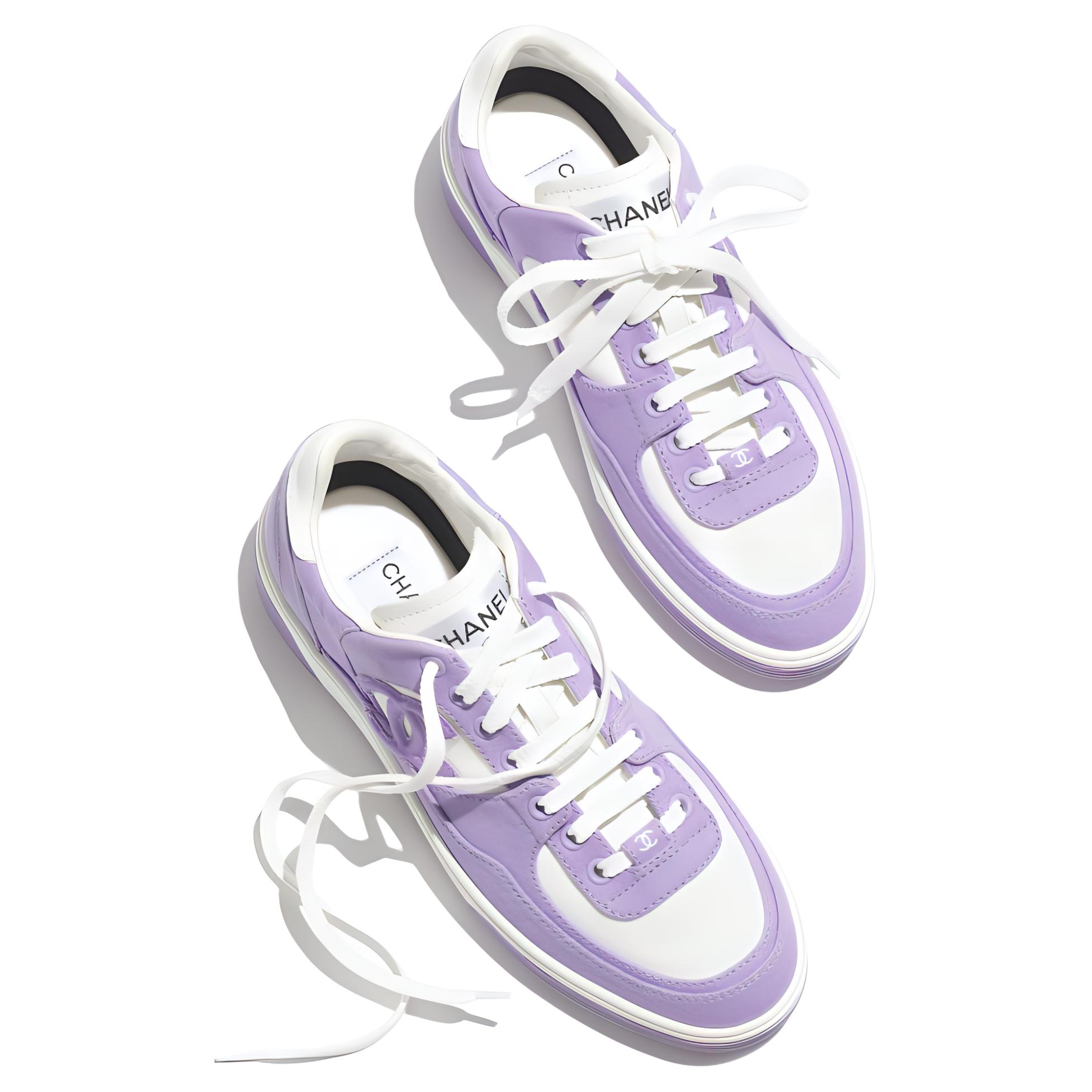 Shop (W) 香奈儿低帮休闲鞋 '浅紫色' G45352-B15100-NT610