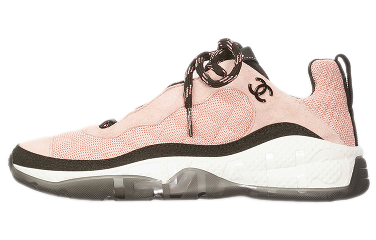 (W) Chanel Low-Top Sneaker 'Pink Calfskin'