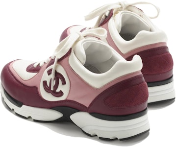 (W) Chanel Sepatu Tali Atas Rendah 'Burgundy Muda' G45333-B14495-NS580 Shop (W) Chanel Sepatu Tali Atas Rendah 'Burgundy Muda' G45333-B14495-NS580