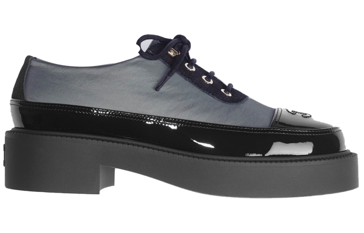 (W) Chanel Low-Top Sneaker 'Black Leather' 圖 2