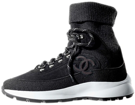 (W) Zapatillas Bajas Chanel 'Piel de Ternero Negro Ante y Tejido' G38497-Y55617-K3538 Buy (W) Zapatillas Bajas Chanel 'Piel de Ternero Negro Ante y Tejido' G38497-Y55617-K3538