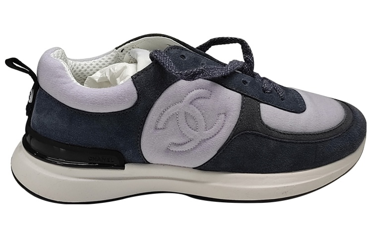(W) Chanel Low Top Sneaker 'Grey Purple' 圖 2