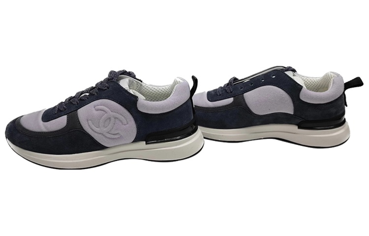 (W) Chanel Low Top Sneaker 'Grey Purple' 圖 3