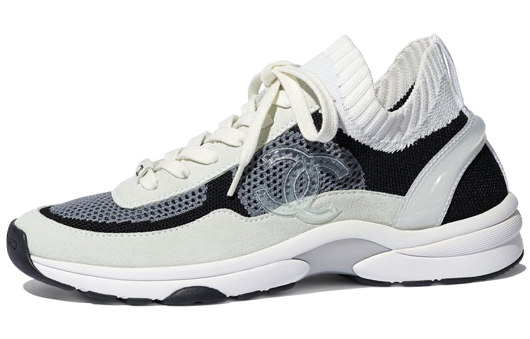 Buy CHANEL 香奈兒 低筒 小牛皮 時尚運動休閒鞋 女款 黑白