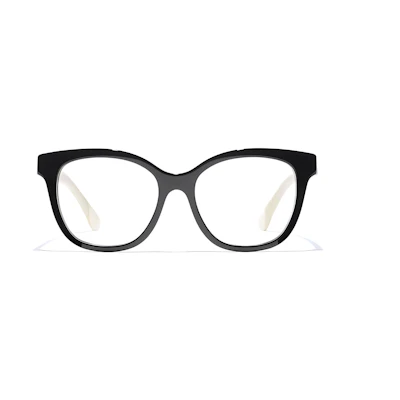 (Women) CHANEL Luxury Cat-Eye Optical Glasses for Women - Black. CH34421656