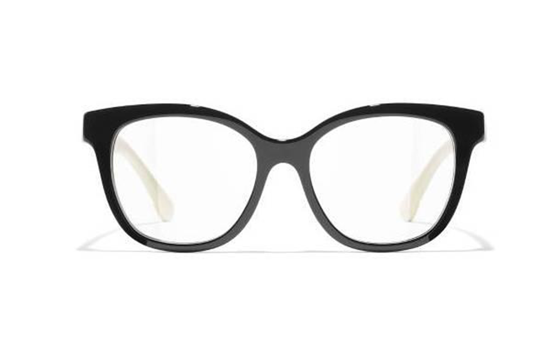 (Women) CHANEL Luxury Cat-Eye Optical Glasses for Women - Black. CH34421656 圖 2