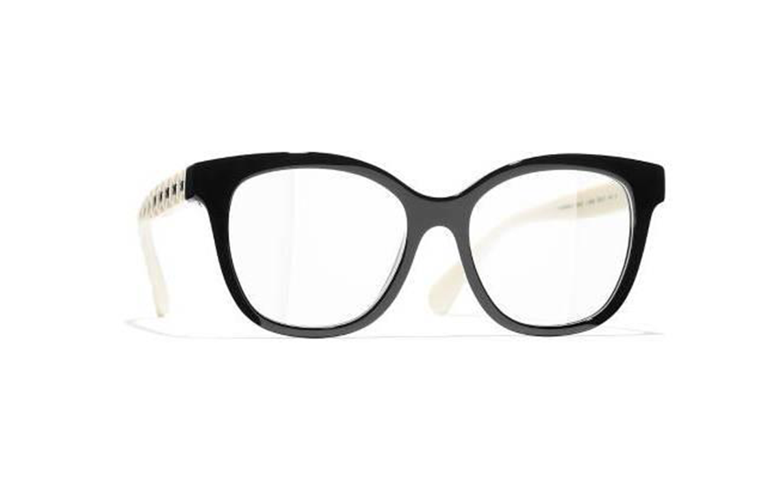 (Women) CHANEL Luxury Cat-Eye Optical Glasses for Women - Black. CH34421656 圖 3