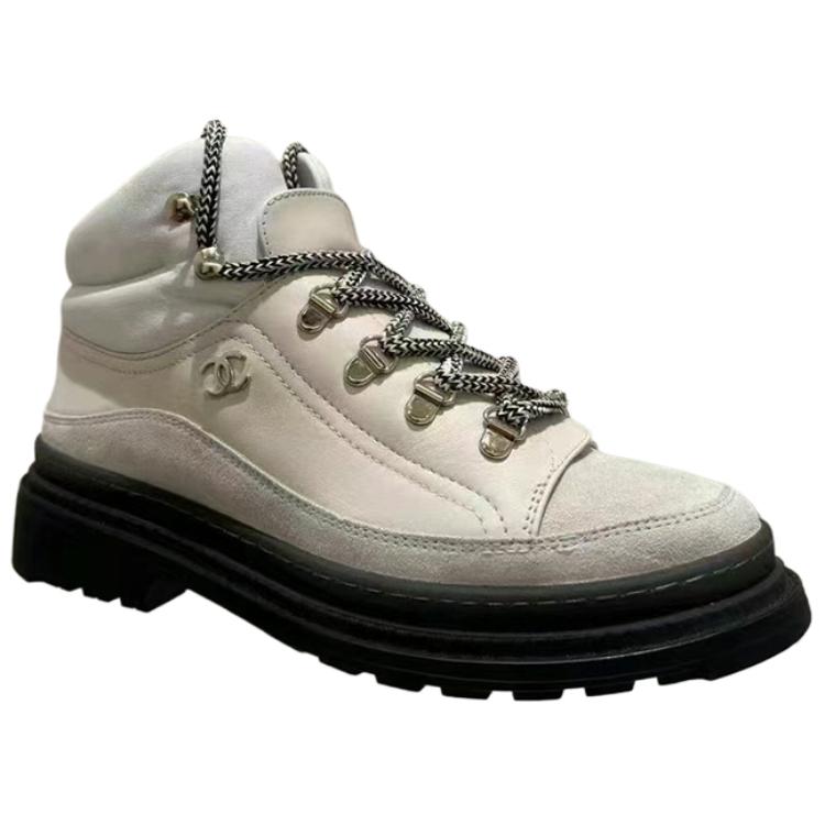 Order (Women) Chanel Martin Boot 'Comfort Strap White' G39594-Y56186-K5068