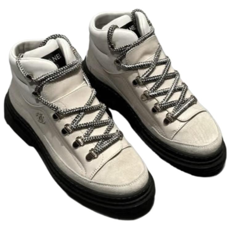 Shop (Women) Chanel Martin Boot 'Comfort Strap White' G39594-Y56186-K5068