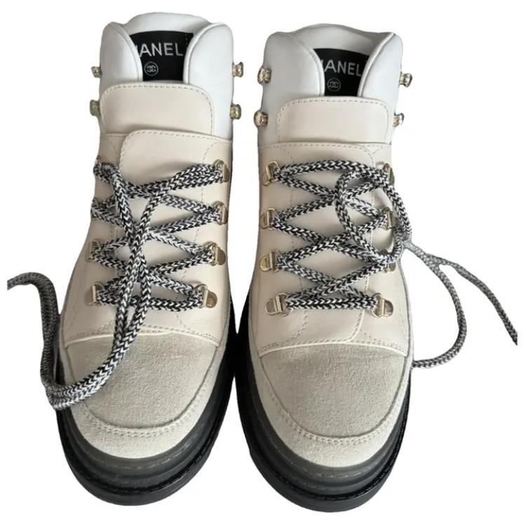 Purchase (Women) Chanel Martin Boot 'Comfort Strap White' G39594-Y56186-K5068